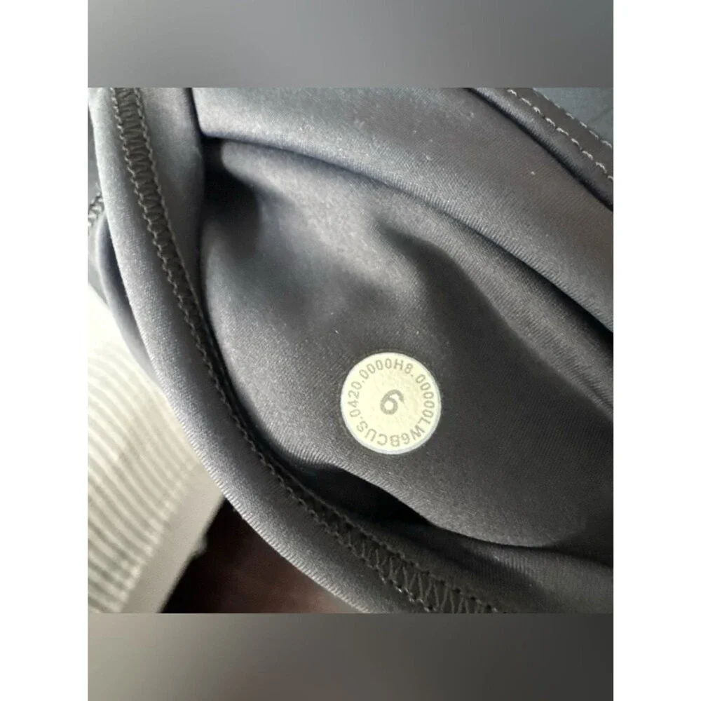 Lululemon Fast and Free Crop Leggings 19” Graphite Grey